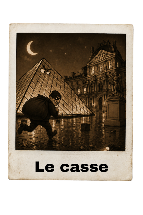 Le casse - Le Louvre