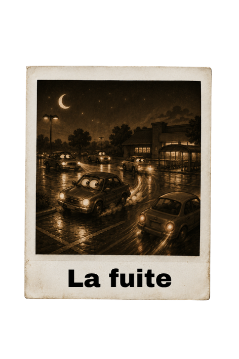 La fuite - Le peage